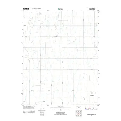 2012 Map of Crystal Springs, 2012 Print