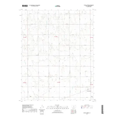 2018 Map of Crystal Springs, 2018 Print