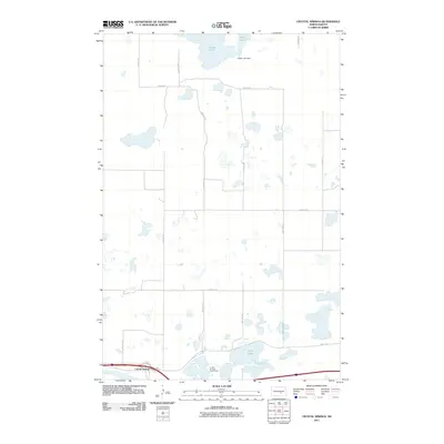 2011 Map of Crystal Springs, 2011 Print