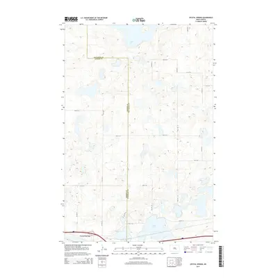 2014 Map of Crystal Springs, 2014 Print