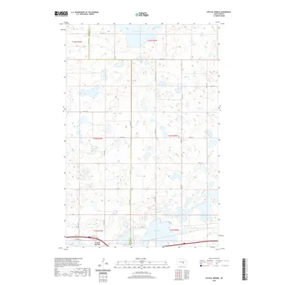 2020 Map of Crystal Springs, 2020 Print
