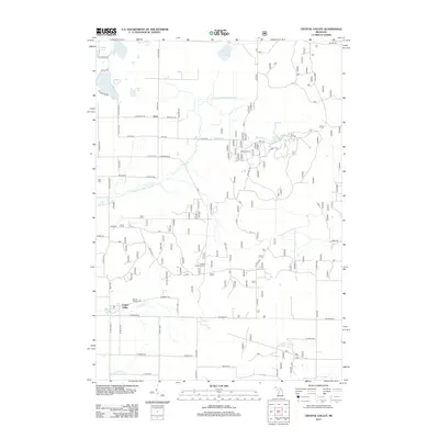 2012 Map of Crystal Valley, 2012 Print
