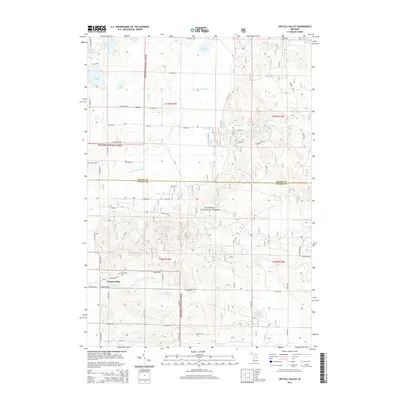 2014 Map of Crystal Valley, 2014 Print