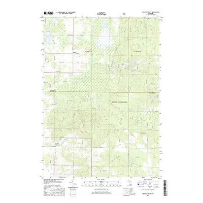 2017 Map of Crystal Valley, 2017 Print