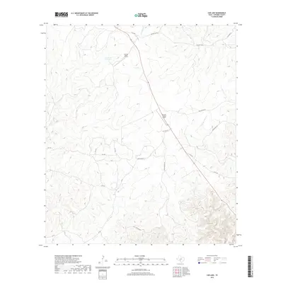 2019 Map of Cub Lake, 2019 Print