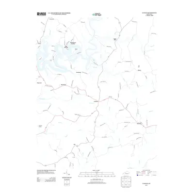 2013 Map of Cub Run, 2013 Print