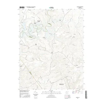 2016 Map of Cub Run, 2016 Print