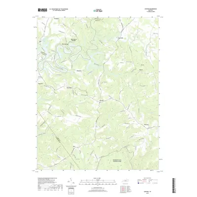 2019 Map of Cub Run, 2019 Print