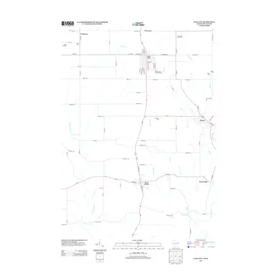 2013 Map of Cuba City, 2013 Print