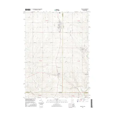 2016 Map of Cuba City, 2016 Print