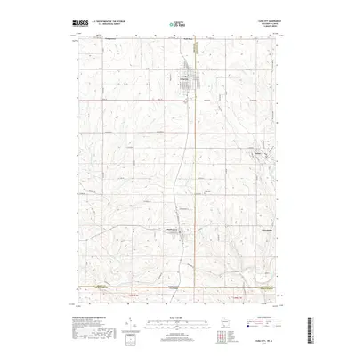 2018 Map of Cuba City, 2018 Print