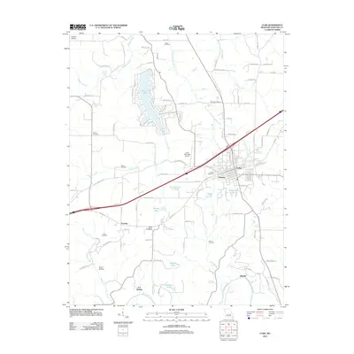2012 Map of Cuba, 2012 Print