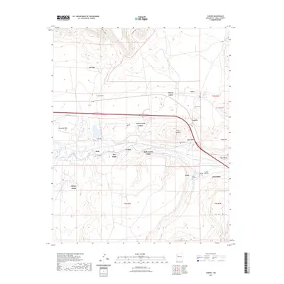 2023 Map of Cubero, 2023 Print