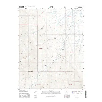 2016 Map of Cuchara, 2016 Print