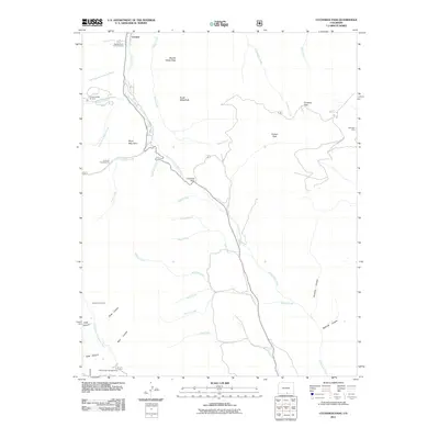 2011 Map of Cucharas Pass, 2011 Print