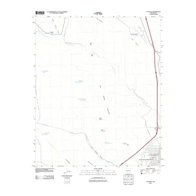 2010 Map of Cuchillo, 2010 Print