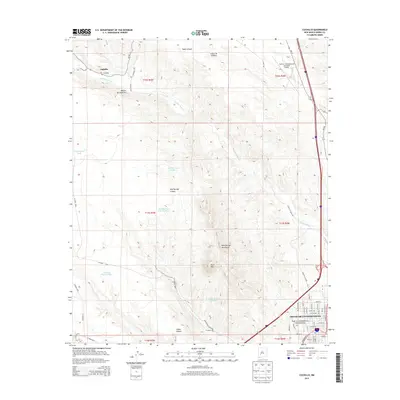 2013 Map of Cuchillo, 2013 Print