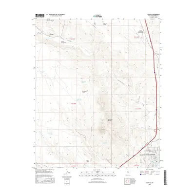 2017 Map of Cuchillo, 2017 Print