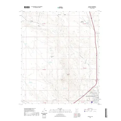 2020 Map of Cuchillo, 2020 Print
