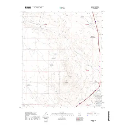 2023 Map of Cuchillo, 2023 Print