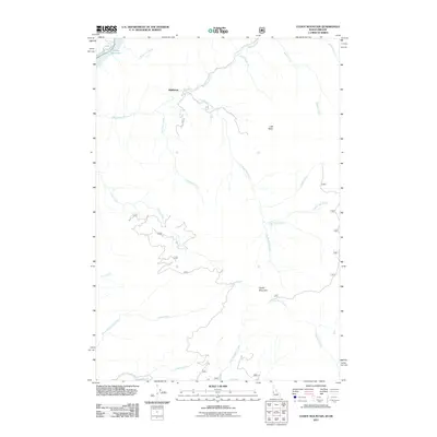 2011 Map of Cuddy Mountain, 2011 Print