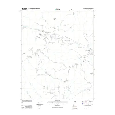 2012 Map of Cuddy Valley, 2012 Print