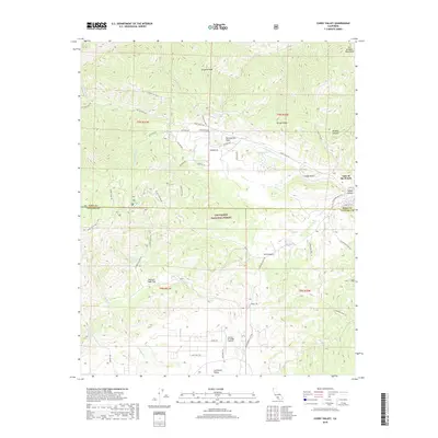 2018 Map of Cuddy Valley, 2018 Print