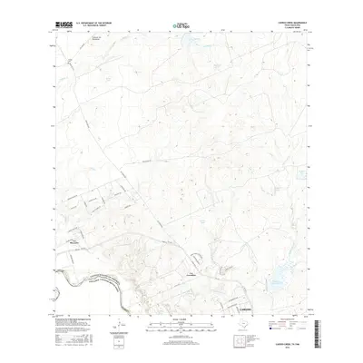 2016 Map of Cuervo Creek, 2016 Print