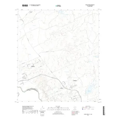 2019 Map of Cuervo Creek, 2019 Print