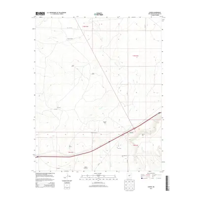 2013 Map of Cuervo, 2013 Print