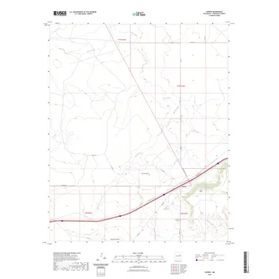 2023 Map of Cuervo, 2023 Print