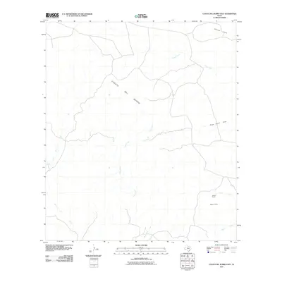 2010 Map of Cuesta Del Burro East, 2010 Print