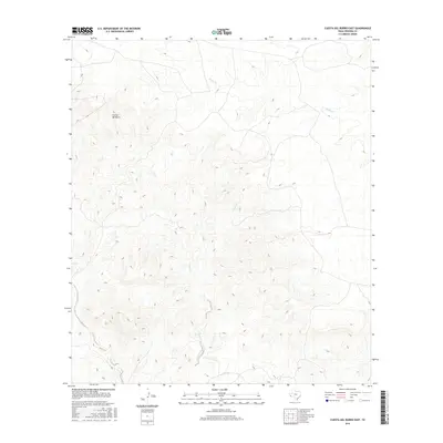 2016 Map of Cuesta Del Burro East, 2016 Print