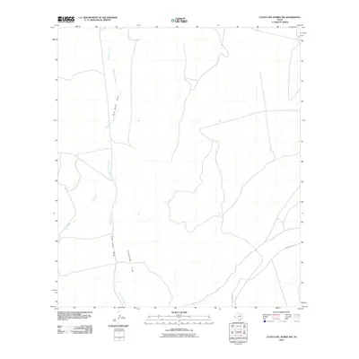 2010 Map of Cuesta Del Burro NW, 2010 Print