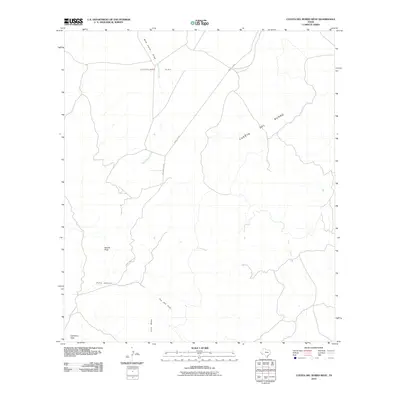 2010 Map of Cuesta Del Burro West, 2010 Print