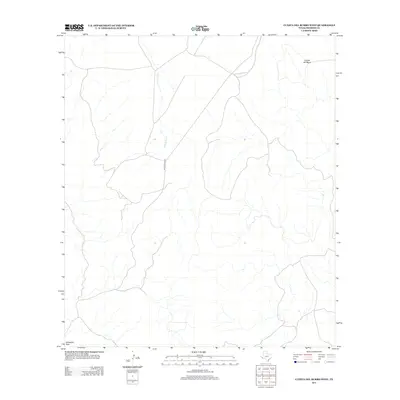 2012 Map of Cuesta Del Burro West, 2012 Print