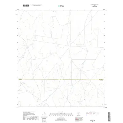 2019 Map of Cuevitas, 2019 Print