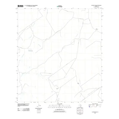 2010 Map of Cuevitas SW, 2010 Print