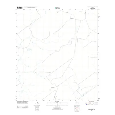 2012 Map of Cuevitas SW, 2012 Print
