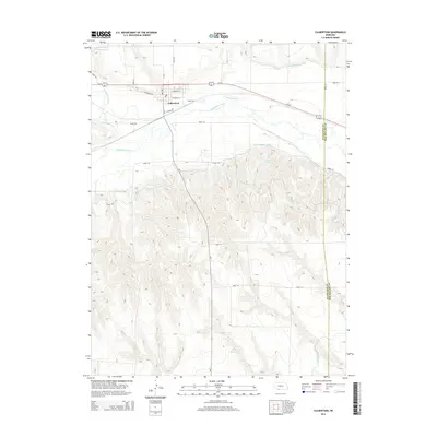 2014 Map of Culbertson, 2014 Print