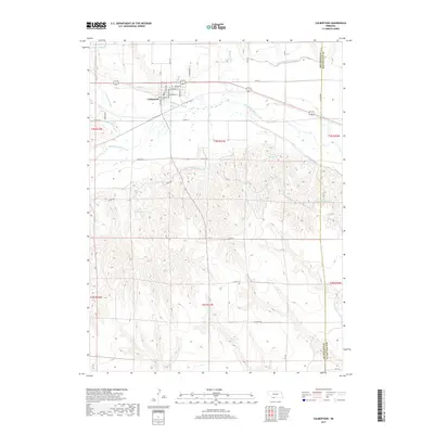 2017 Map of Culbertson, 2017 Print