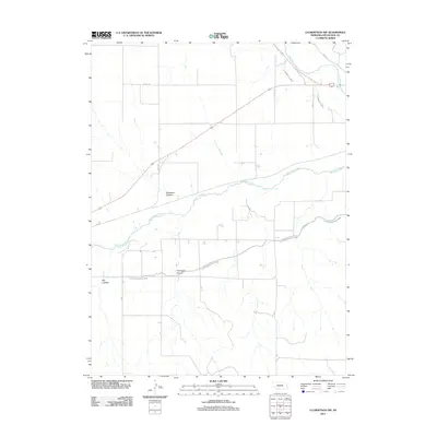 2011 Map of Culbertson NW, 2011 Print