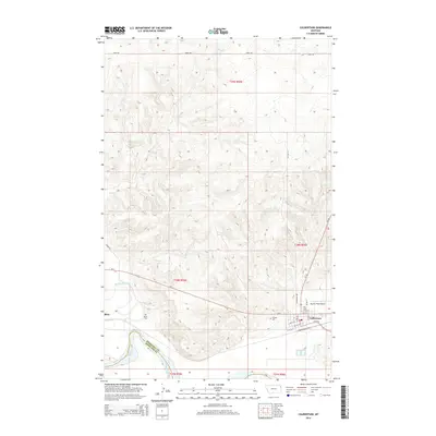 2014 Map of Culbertson, 2014 Print
