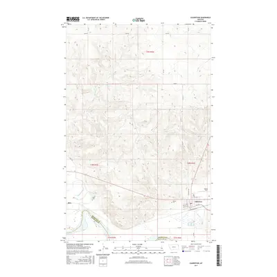 2017 Map of Culbertson, 2017 Print