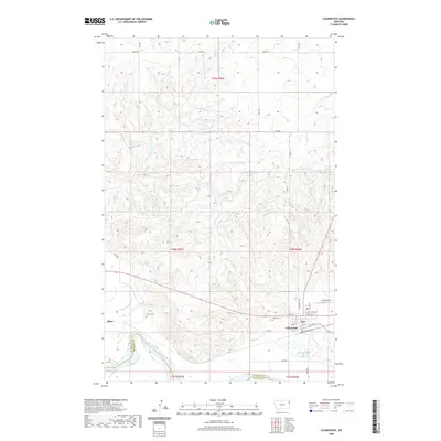 2020 Map of Culbertson, 2020 Print