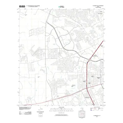 2010 Map of Culebra Hill, 2010 Print