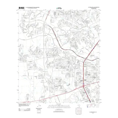 2013 Map of Culebra Hill, 2013 Print