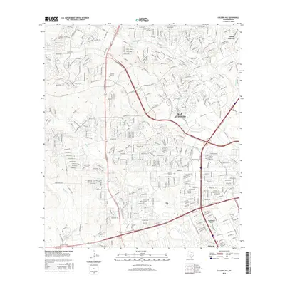 2016 Map of Culebra Hill, 2016 Print