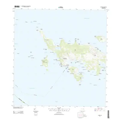 2013 Map of Culebra, 2013 Print