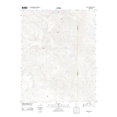 2013 Map of Culebra Peak, 2013 Print